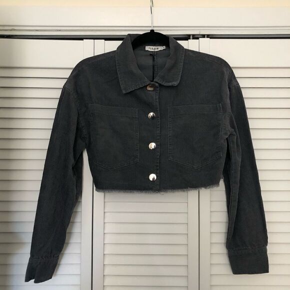 Farrow by Need Supply Co. Cropped Corduroy Jacket - Picture 2 of 4